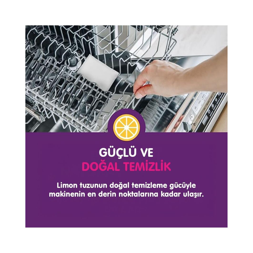 CleanHub Vamoosh Bulaşık Makinesi Temizleyici – Limon