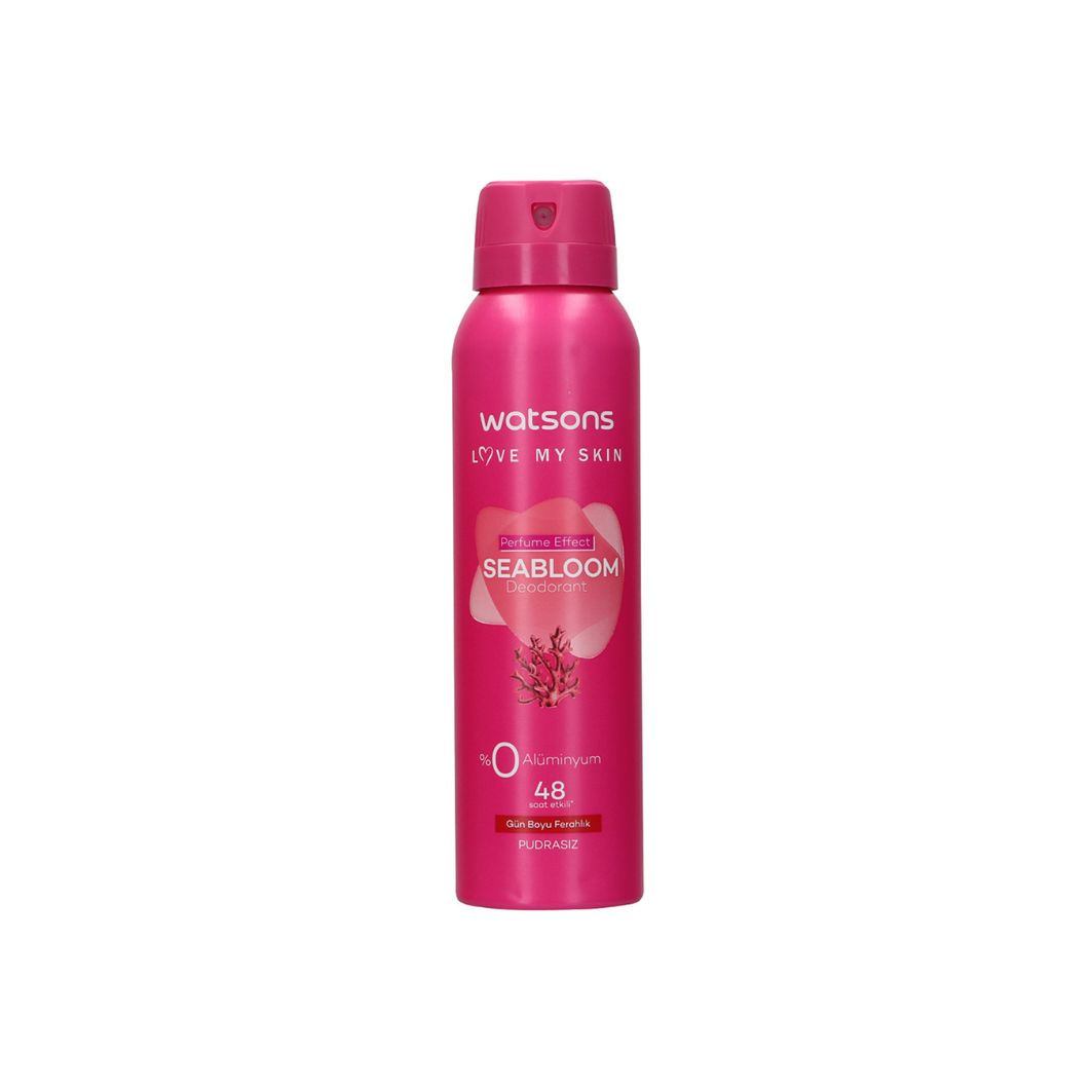 Watsons Seabloom Deodorant Sprey Pudrasız