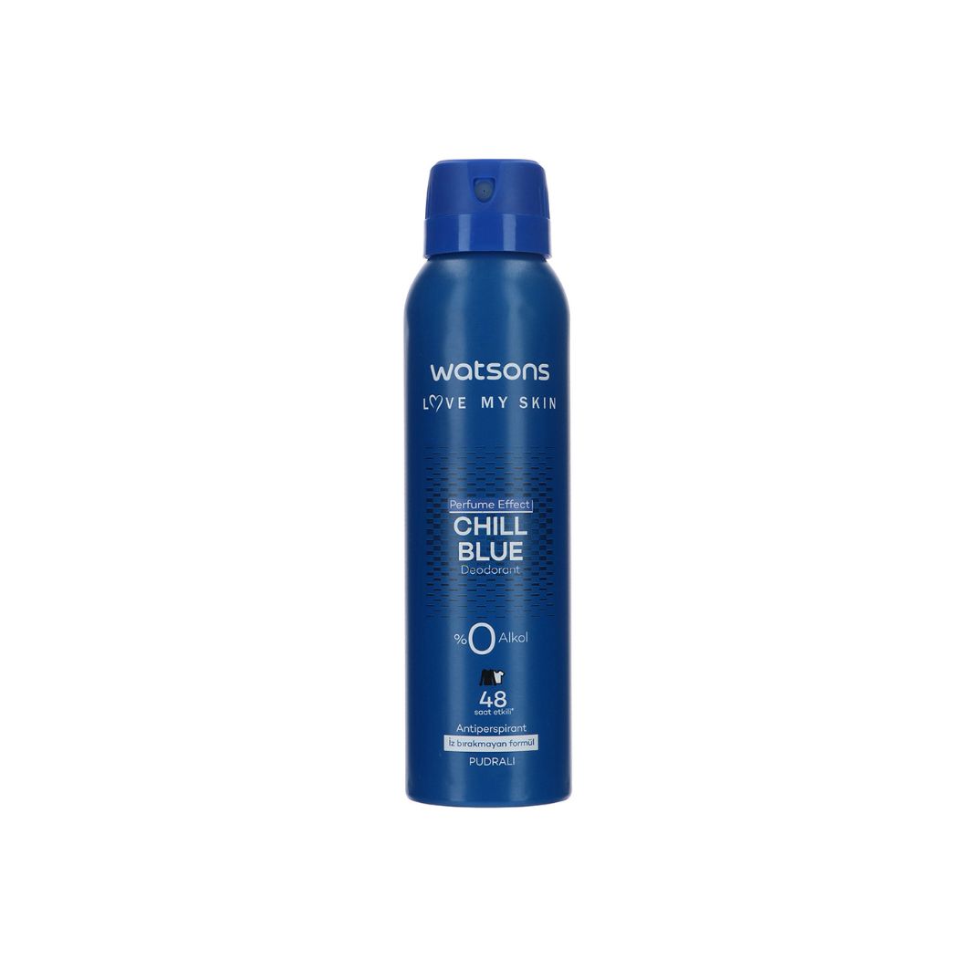 
                                                         Watsons Chill Blue Deodorant Sprey Pudralı