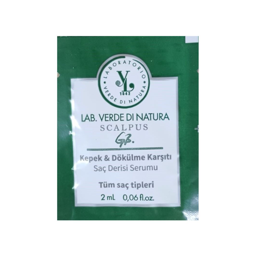 Lab Verde Di Natura SCALPUS GB | Kepek, Dökülme, Kızarıklık ve Saç Derisi Hassasiyetine Karşı Yoğun Bakım Serumu