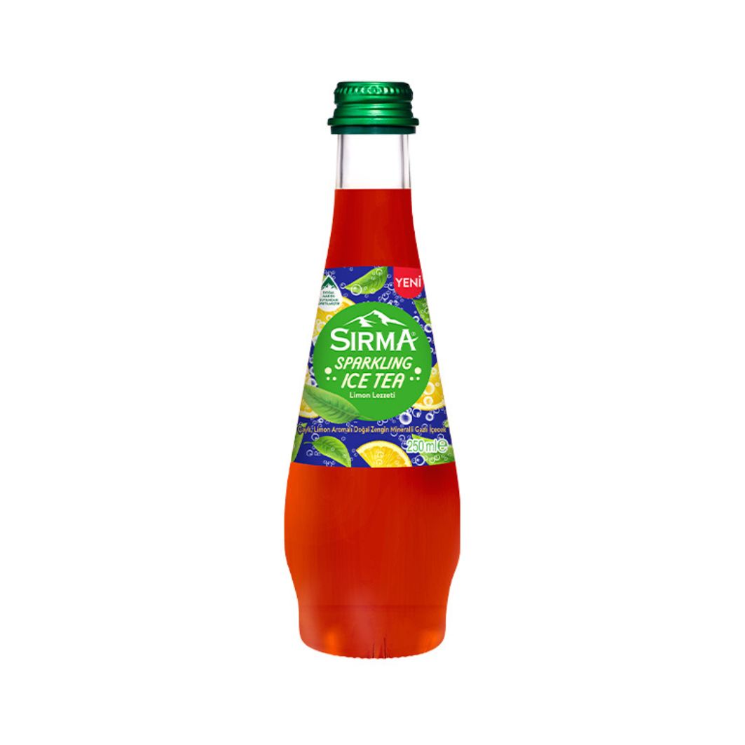 Sırma Sparkling Ice Tea Limon Lezzeti