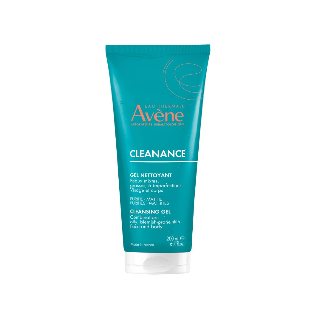 Avène Cleanance Yağlı Ciltler ve Akneye Eğilimli Ciltler için Matlaştırıcı Etkili Temizleme Jeli