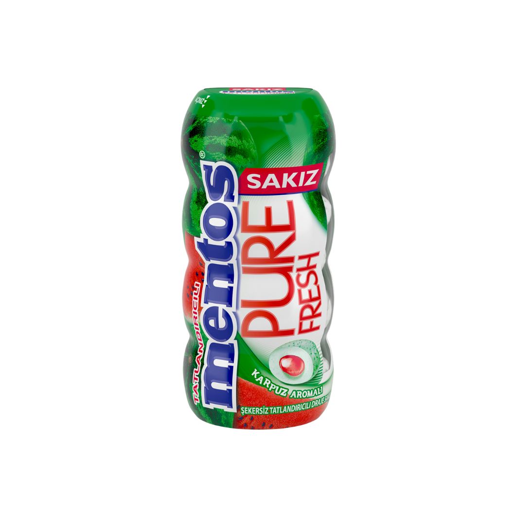 Mentos Pure Fresh Karpuz Aromalı Draje Sakız 15'li