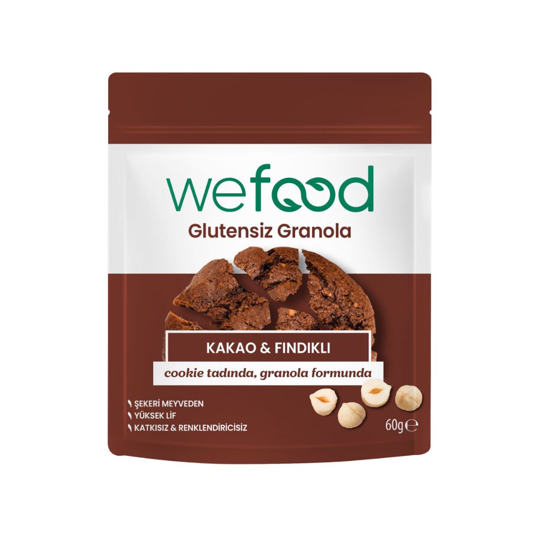 
                                                         Wefood Glutensiz Granola Kakao & Fındıklı