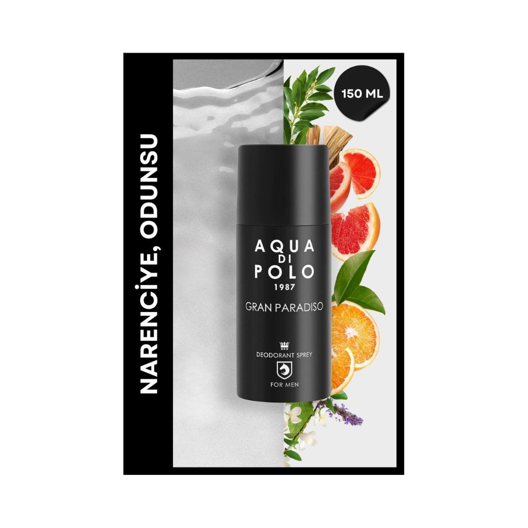 
                                                         Aqua di Polo 1987 Gran Paradiso Erkek Deodorant Sprey