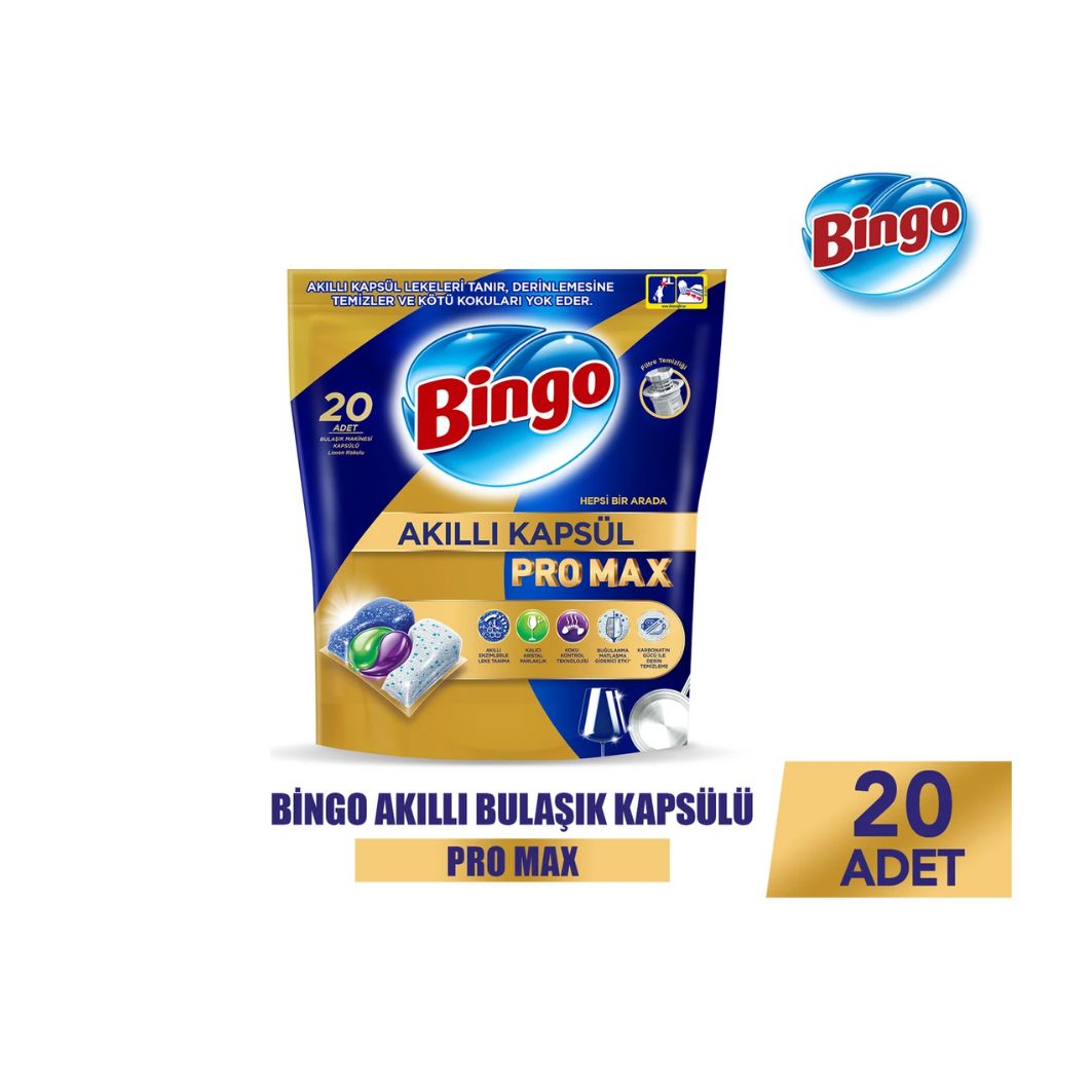 Bingo Akıllı Kapsül Pro Max Bulaşık Makinesi Deterjanı Tableti