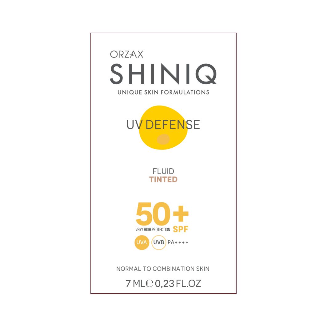 Orzax SHINIQ UV DEFENSE Normal ve Karma Ciltler için Renkli Güneş Koruyucu SPF 50+