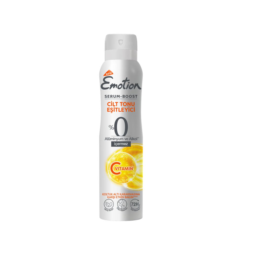 Emotion Serum-Boost Cilt Tonu Eşitleyici Deodorant
