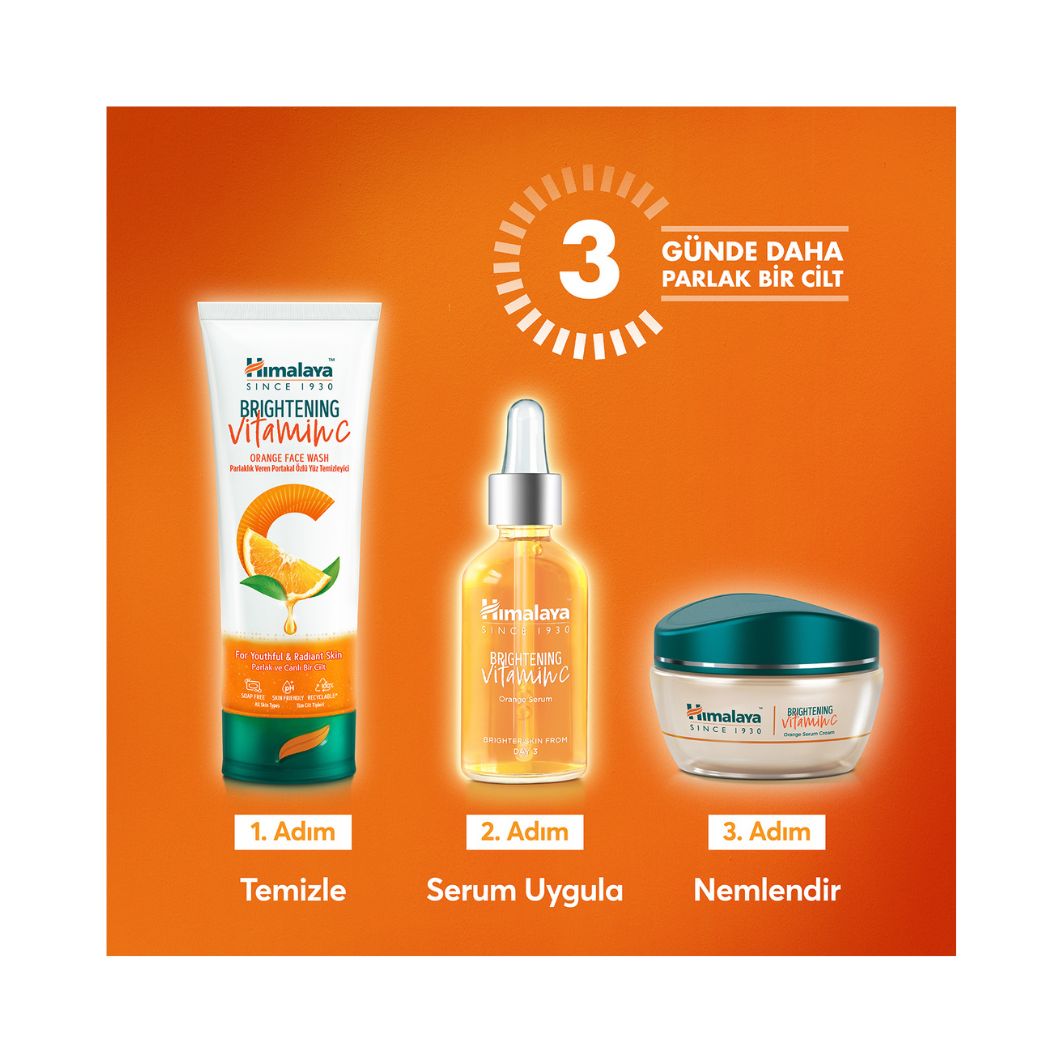 Himalaya Parlaklık Veren Aydınlatıcı Vitamin C Portakal Özlü Serum