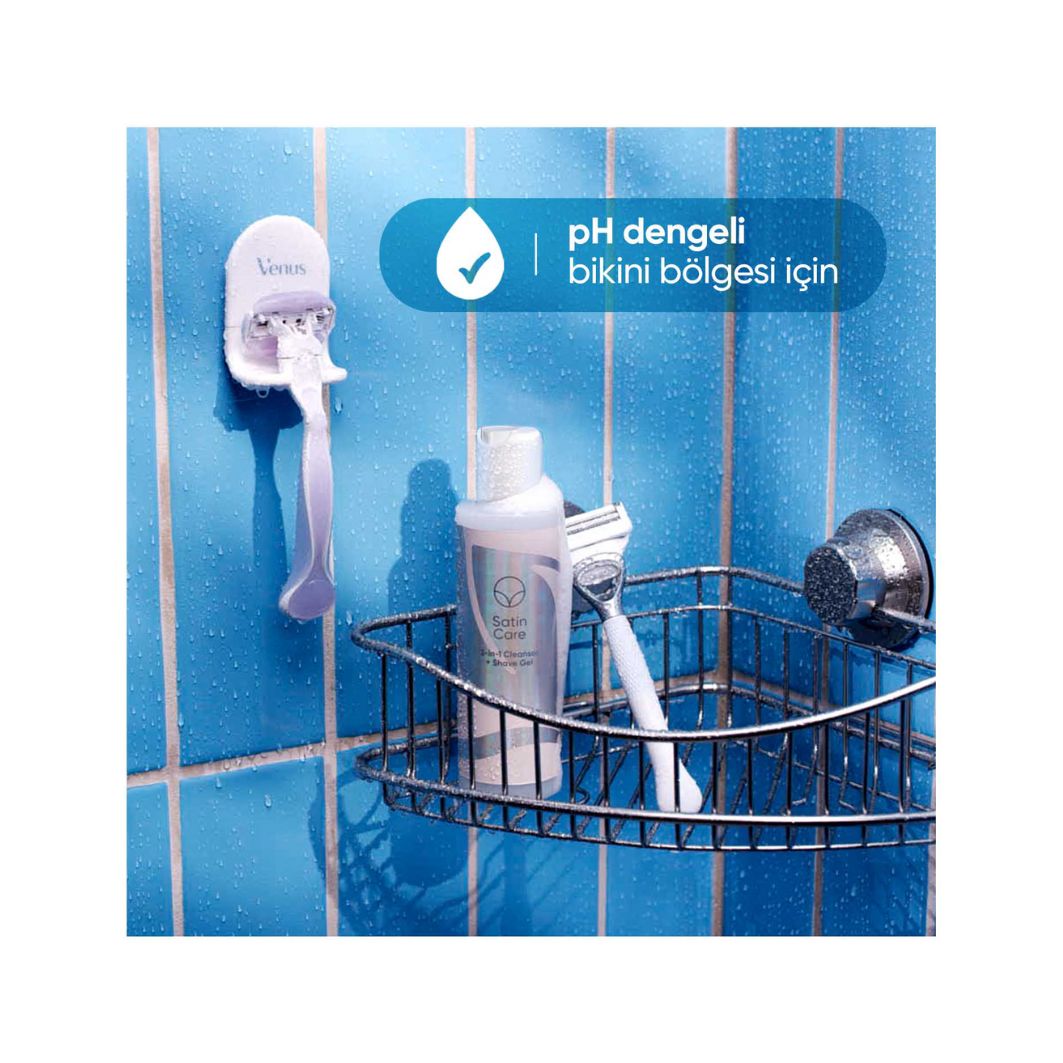 Gillette Venus Bikini Bölgesi 2'si Bir Arada Temizleyici Tıraş Jeli