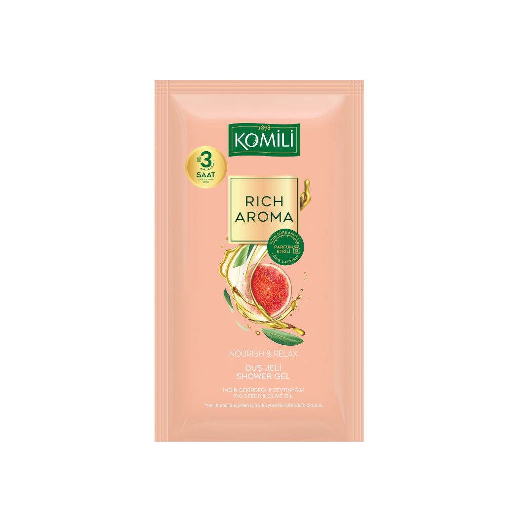 
                                                         Komili Rich Aroma Duş Jeli İncir Çekirdeği & Zeytinyağı