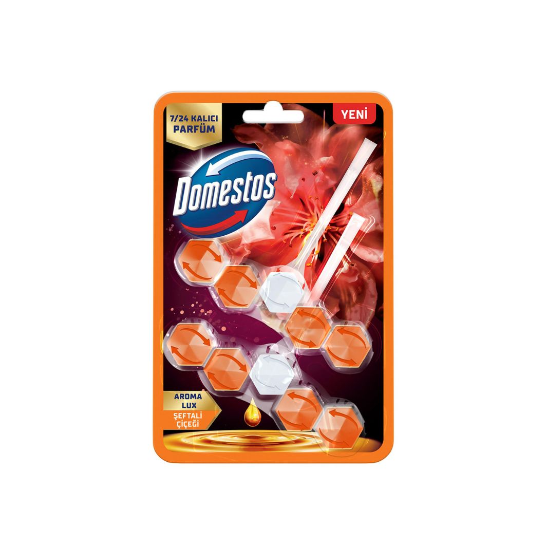 
                                                         Domestos Aroma Lux Tuvalet Bloğu Şeftali Çiçeği