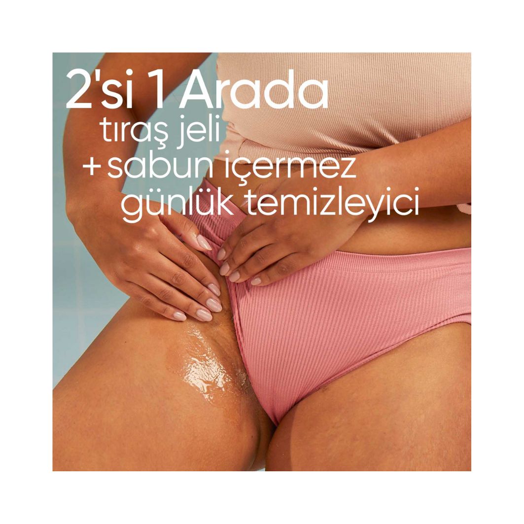 Gillette Venus Bikini Bölgesi 2'si Bir Arada Temizleyici Tıraş Jeli