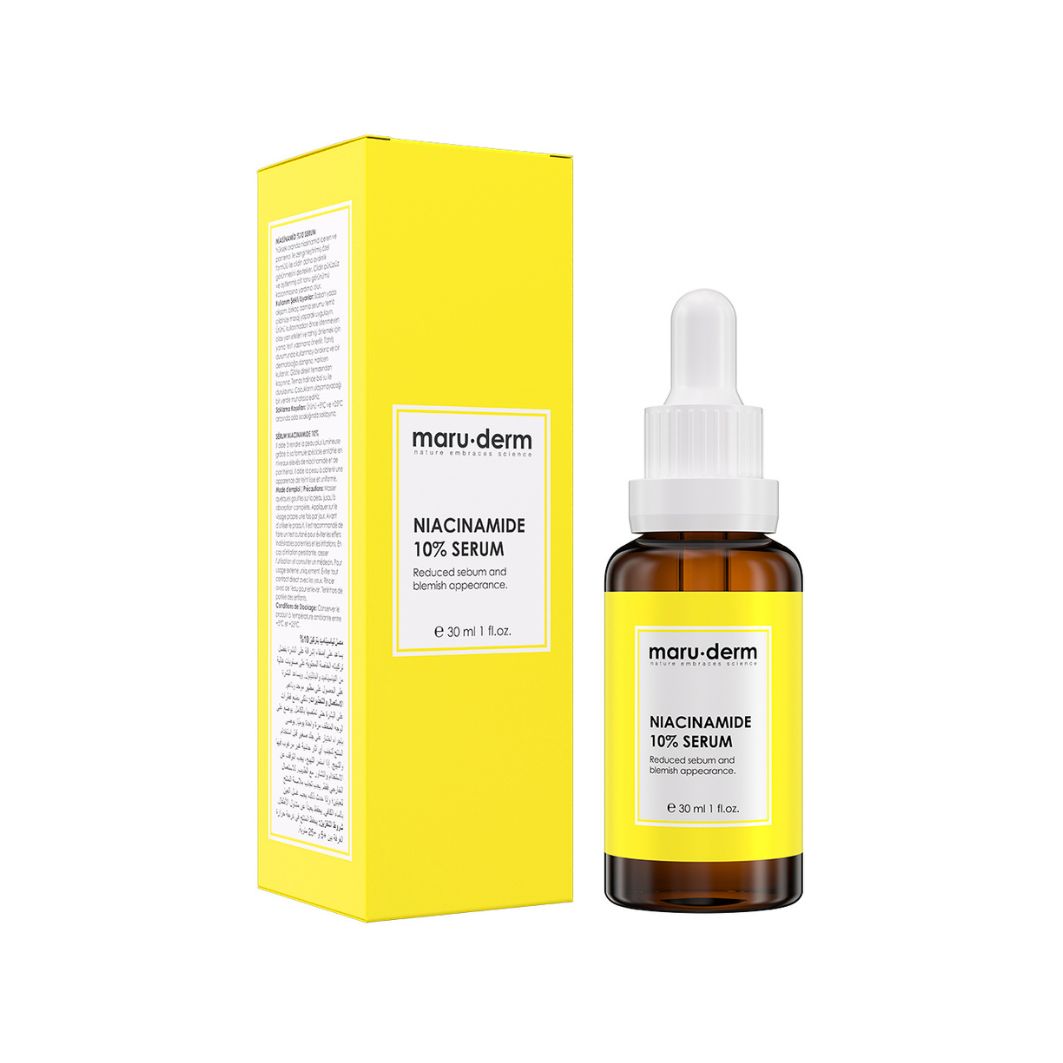 
                                                         Maruderm Niacinamide %10 + Hyalüronik Asit + Panthenol Cilt Bakım Serumu