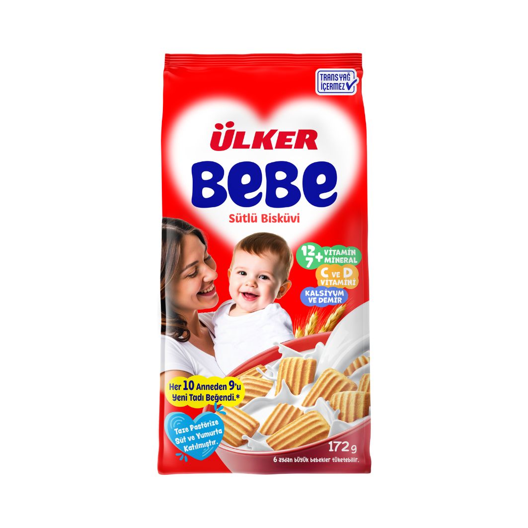 Ülker Bebe Sütlü Bisküvi