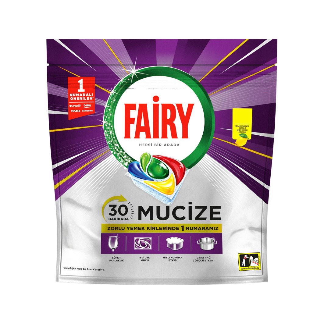 Fairy Mucize 3'lü Bulaşık Makinesi kapsülü