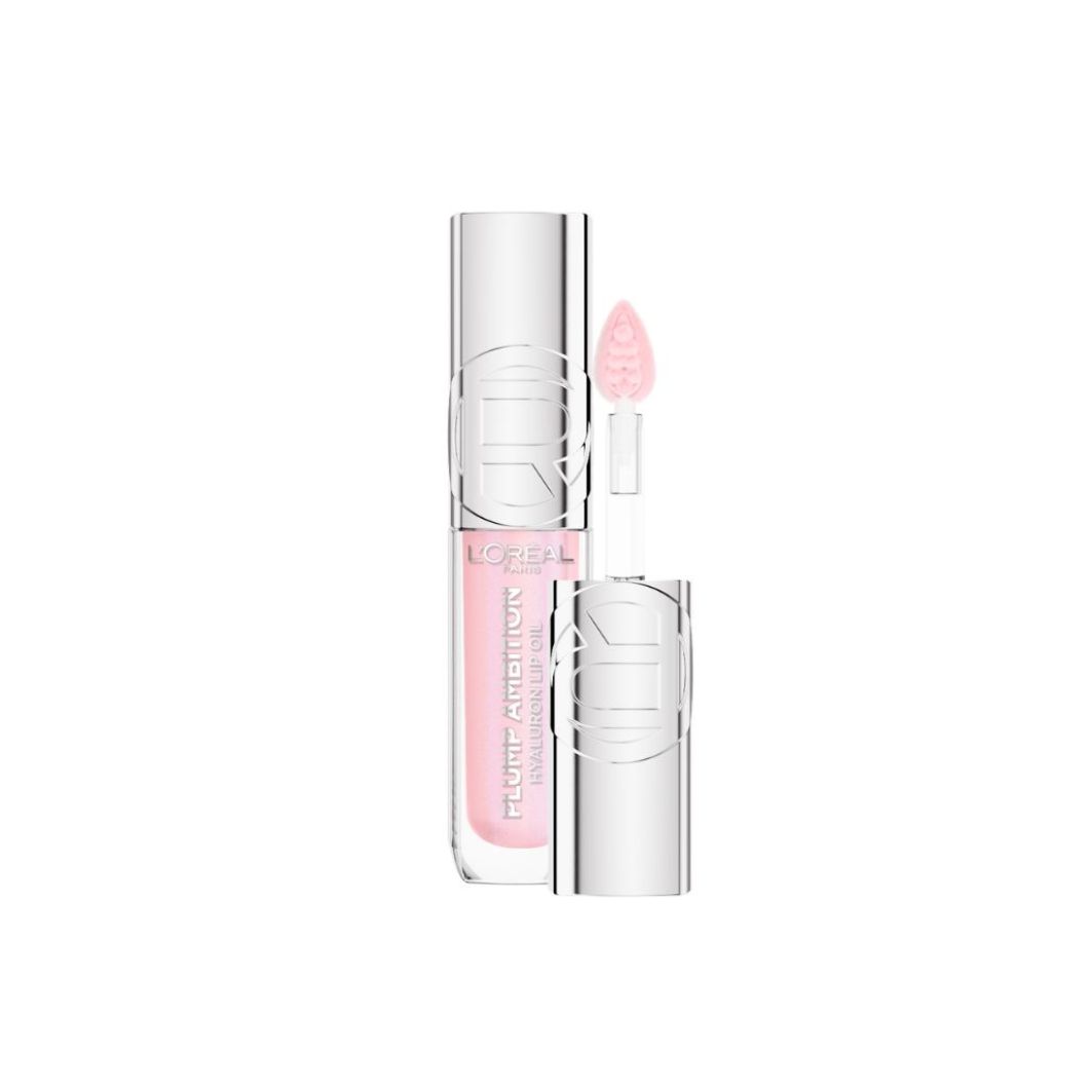 L'Oréal Paris Plump Ambition Hyaluron Lip Oil Besleyici ve Nemlendirici Dudak Parlatıcısı - 101 Cristal Clear