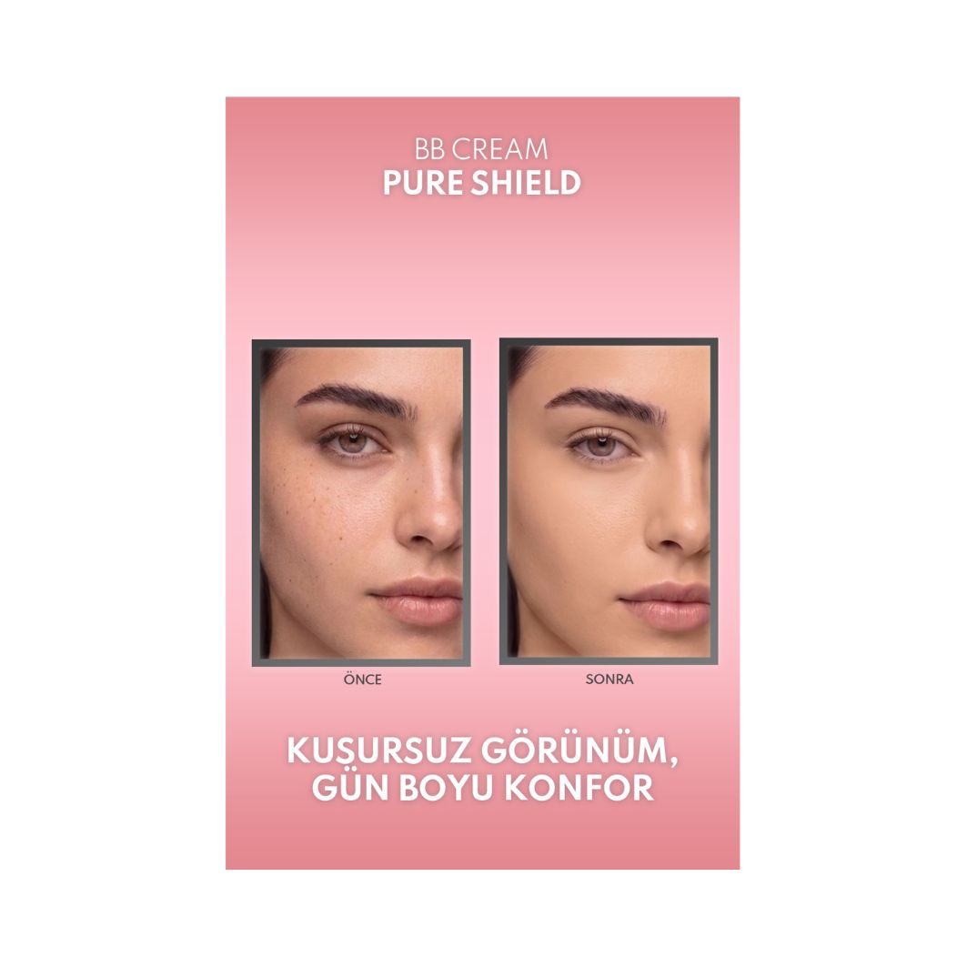 Note BB Cream Pure Shield SPF 50+ PA++++ Hyalüronik Asit ve Seramid İçerikli BB Krem - 20 Orta