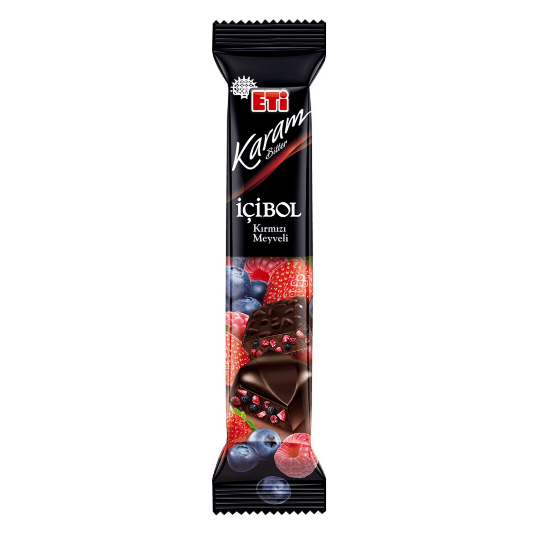 Eti Karam İçibol Kırmızı Meyveli Bitter Çikolata Eti Karam İçibol Kırmızı Meyveli Bitter Çikolata