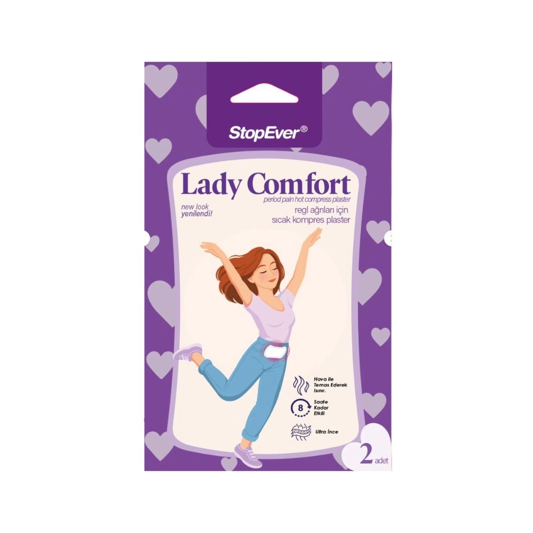 Lady Comfort Regl Ağrıları için Sıcak Kompres Plaster