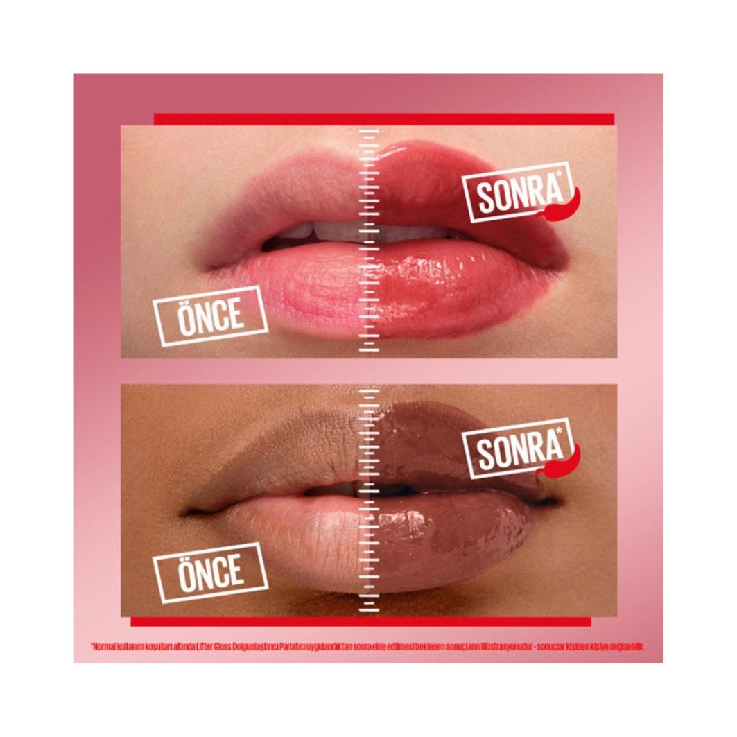 Maybelline New York Lifter Plump Dudak Parlatıcısı 001 Blush