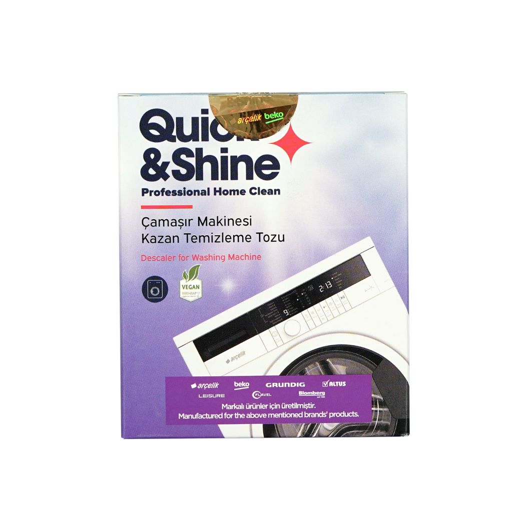 Quick and Shine Çamaşır Makinesi Kazan Temizleyicisi