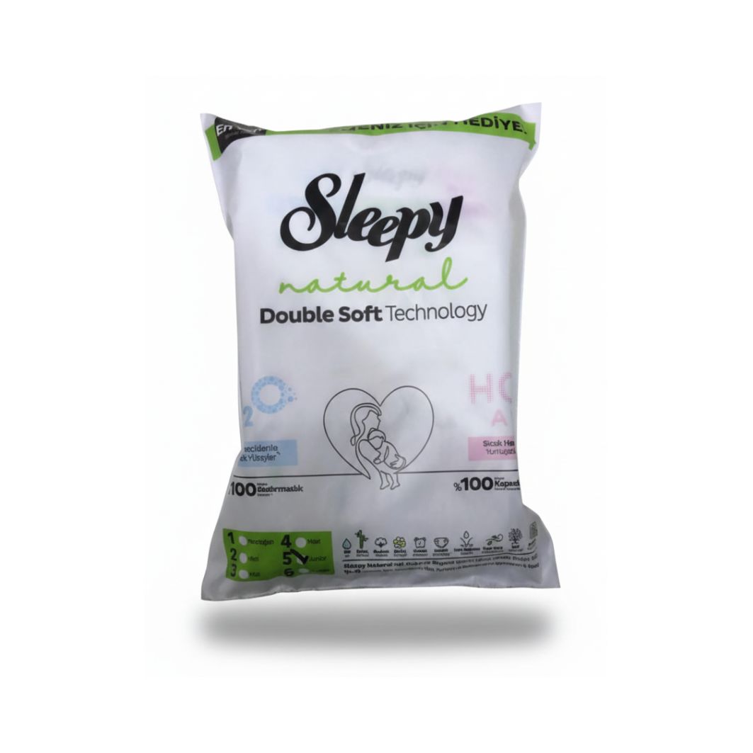 Sleepy Natural Double Soft Technology Bebek Bezi Deneme Boyu No:5